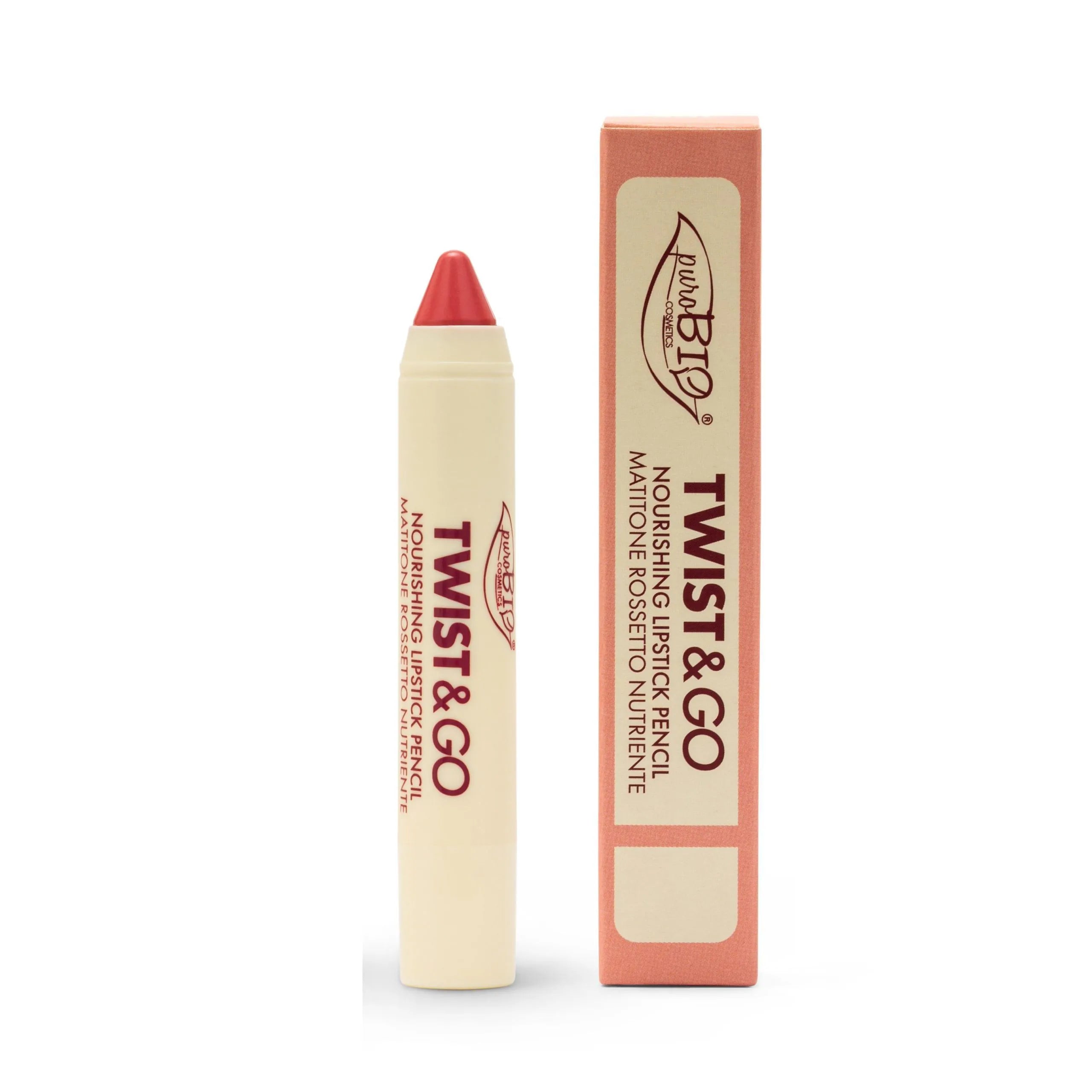 PUROBIO -   TWIST & GO – Nourishing lipstick pencil