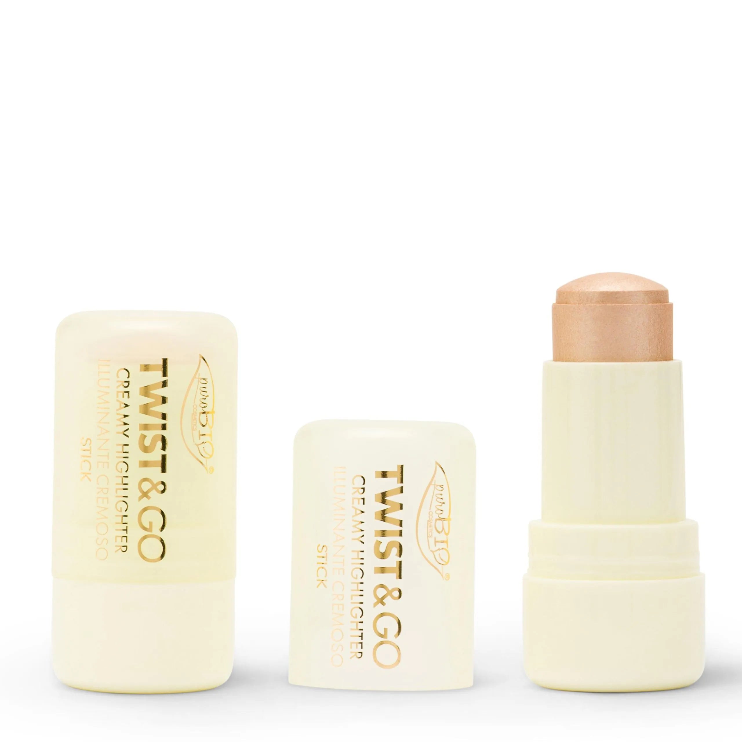 PUROBIO -   TWIST & GO – Creamy highlighter stick