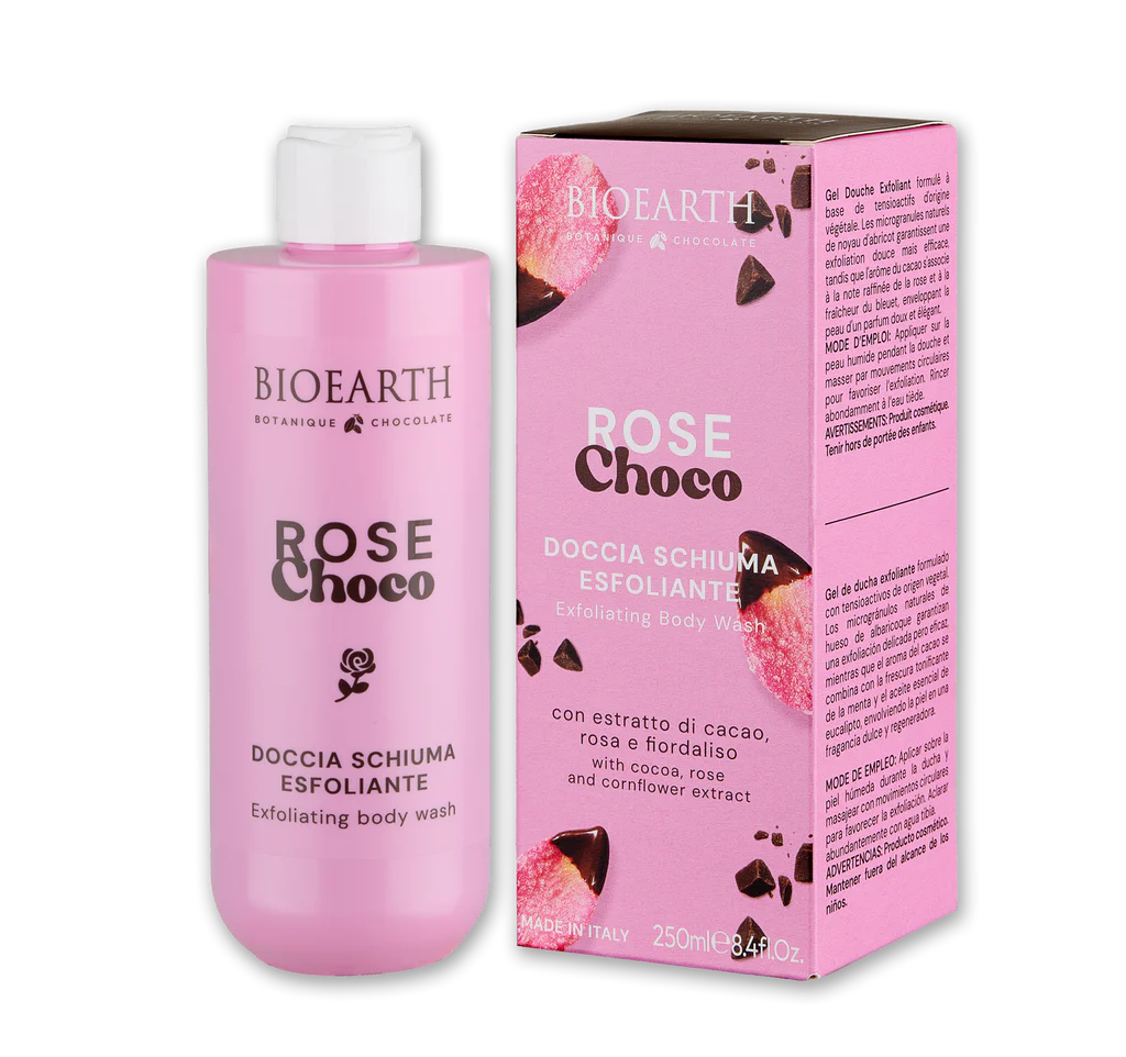 Doccia Schiuma Esfoliante Rose Choco