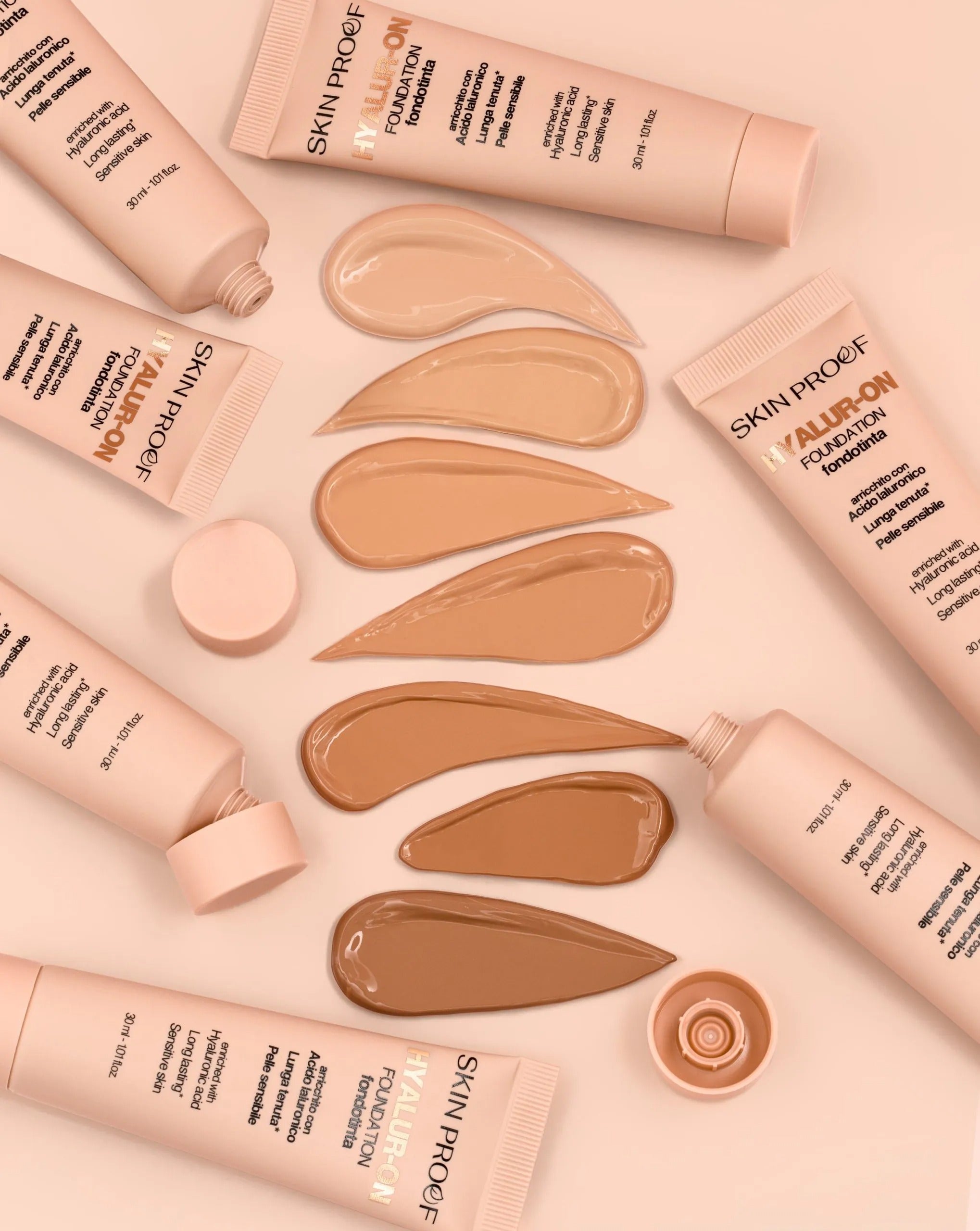 Hyalur-On
Foundation
Fondotinta cremoso ipoallergenico
