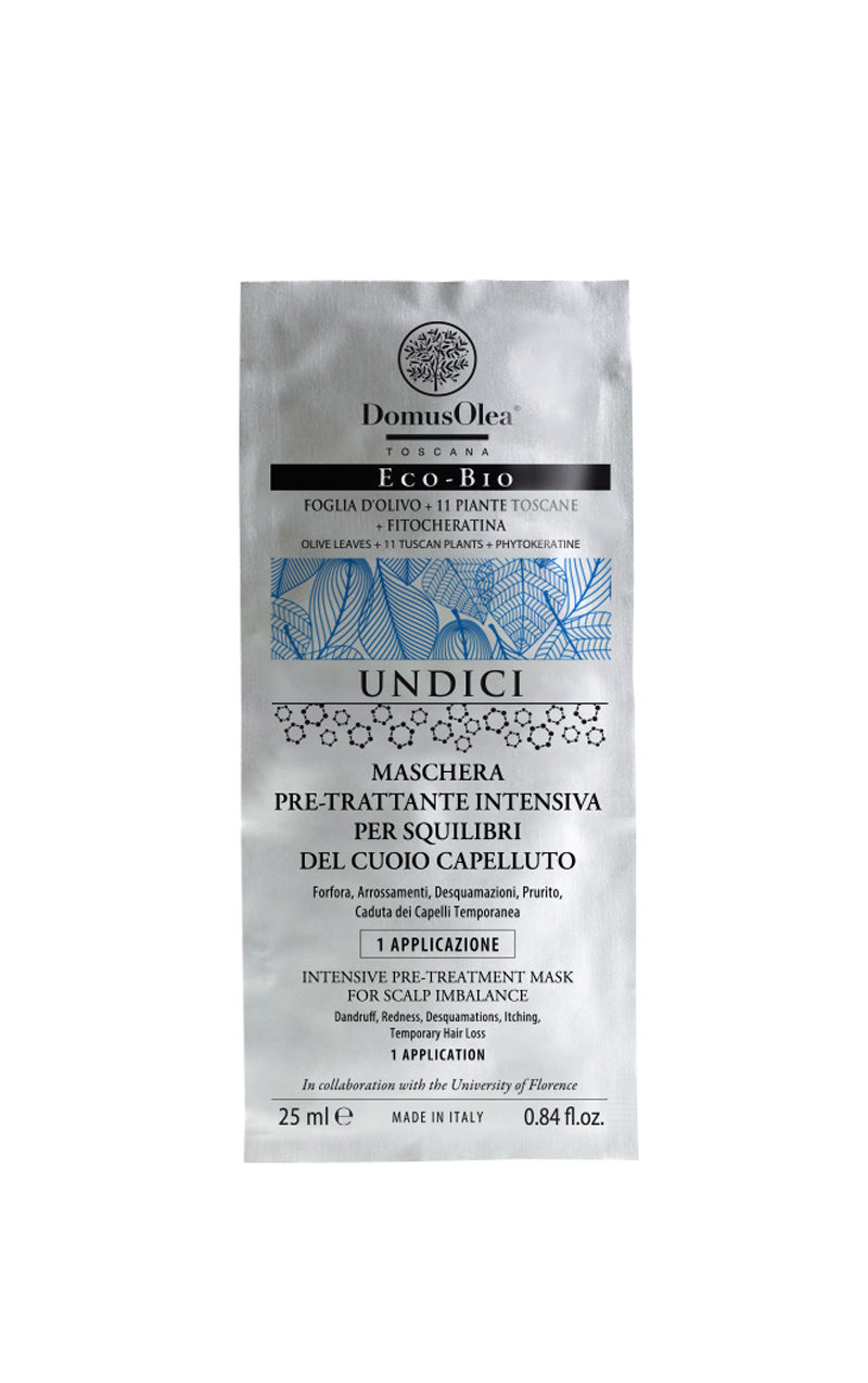MASCHERA PRE-TRATTANTE INTENSIVA PER SQUILIBRI DEL CUOIO CAPELLUTO – UNDICI