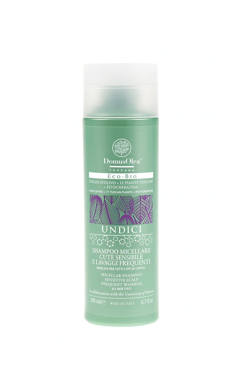 SHAMPOO MICELLARE CUTE SENSIBILE E LAVAGGI FREQUENTI – UNDICI