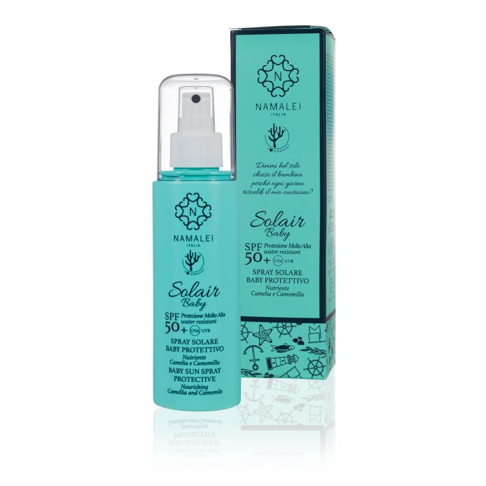 Spray Solare Baby Protettivo Nutriente Nutriente SPF 50 +